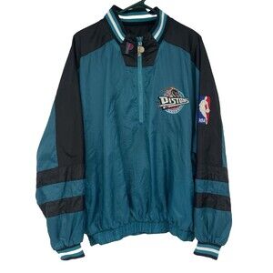 VTG Detroit Pistons Pro Player RARE 90’s Jacket Colorblock Reversible Pullover